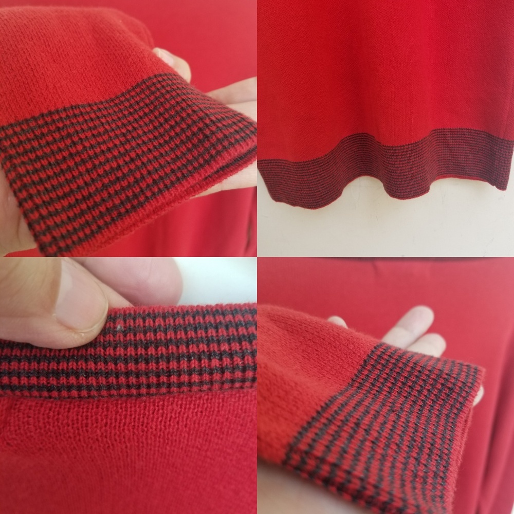 Red dress Joe's Fresh Sweater Red with Scoop Neck - Picture 10 of 11